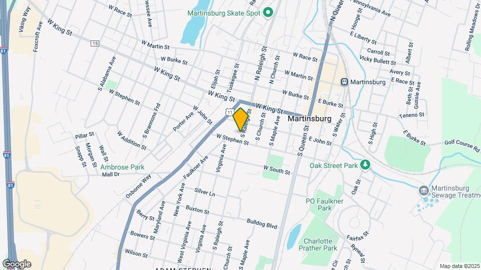 323 S Raleigh St Map and Location Details