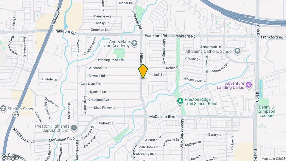 17804 Hillcrest Rd Map and Location Details