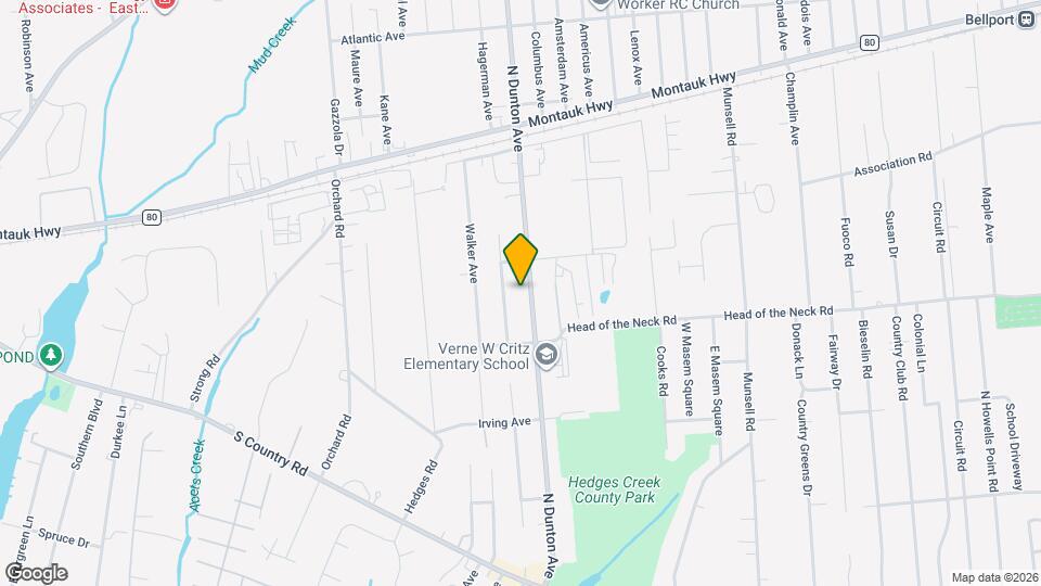 262 N Dunton Ave Map and Location Details