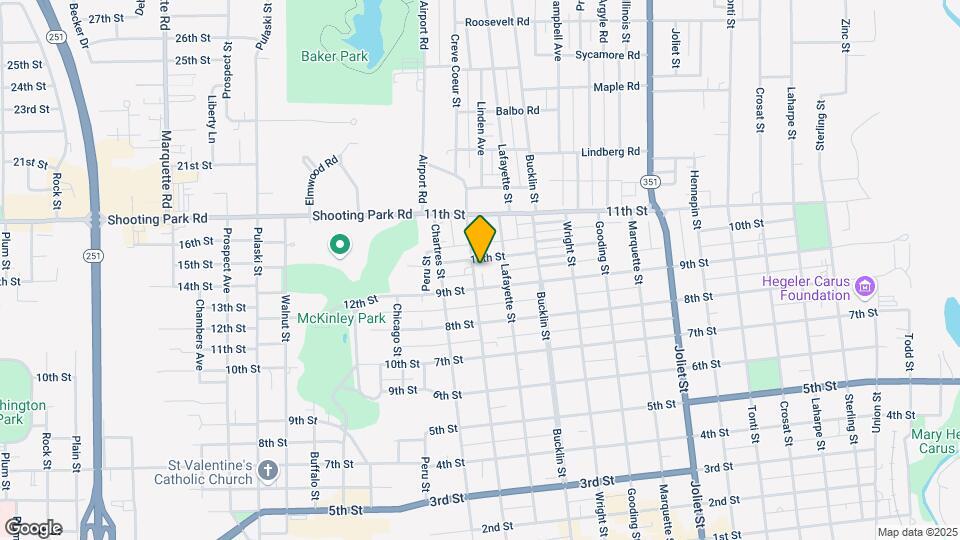 938 Creve Coeur St Mapa y Detalles de la Ubicación