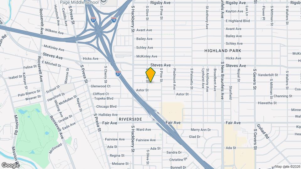 210 Haggin St Map and Location Details