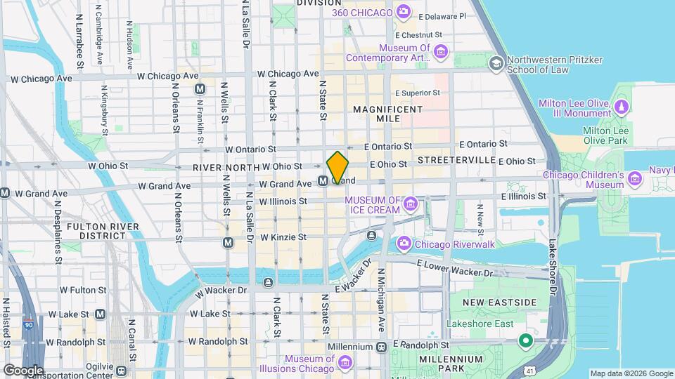 515 N State St Map and Location Details