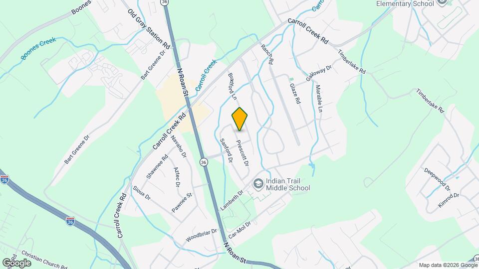 4104 Prescott Dr Map and Location Details