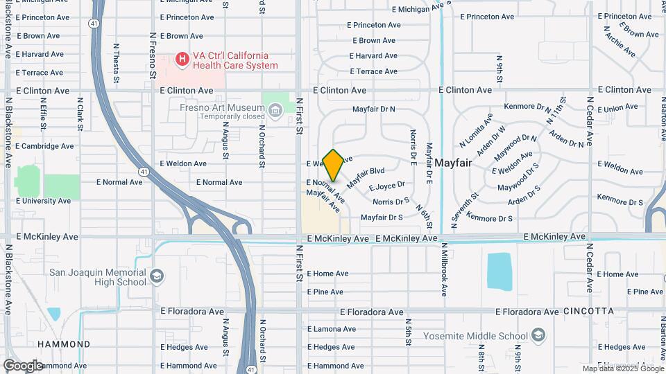 3257 E Normal Ave Map and Location Details