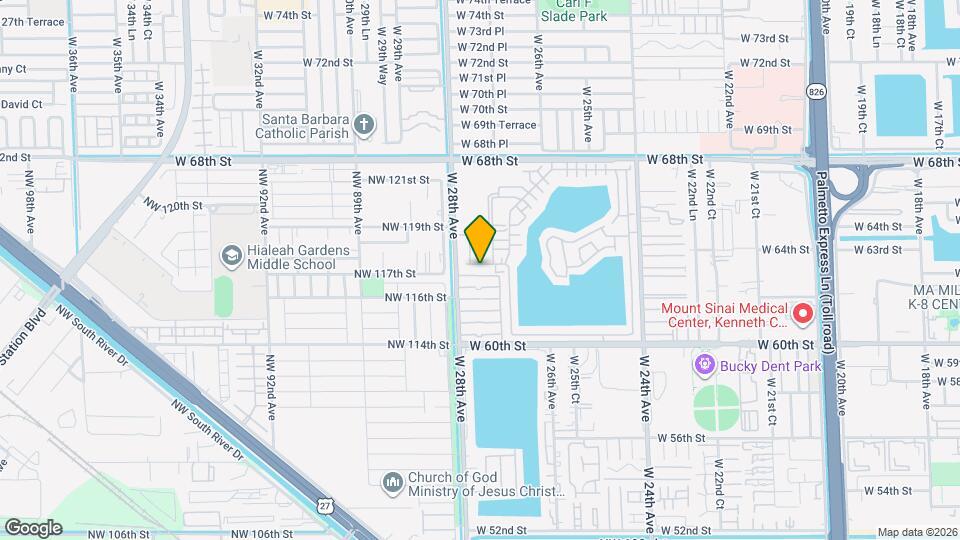 2750 W 63rd Pl Map and Location Details