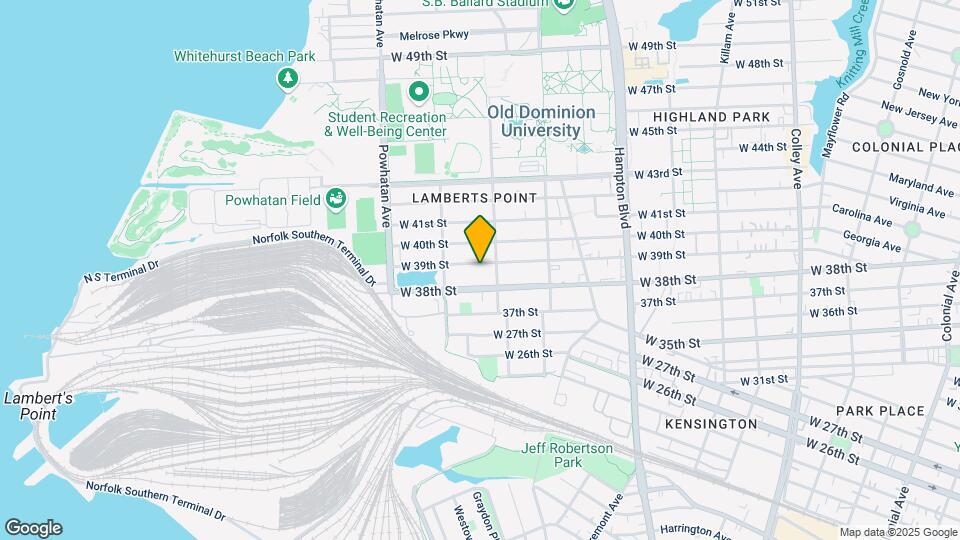 1411 W 39th St Map and Location Details