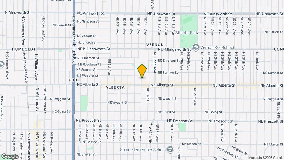 5032 NE 14th Ave Map and Location Details
