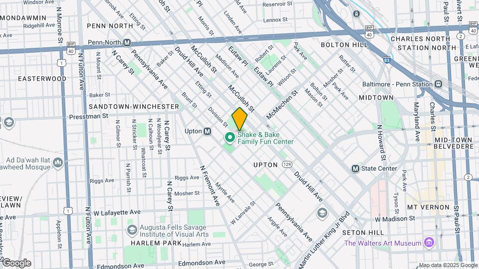 1619 1/2 Division St Map and Location Details