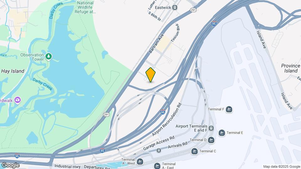 Furnished Studio-Philadelphia - Airport - Map and Location Details