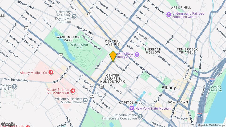 174 Chestnut St Map and Location Details