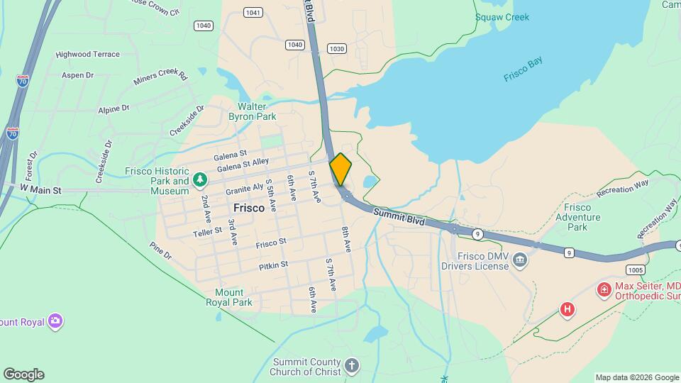 202 Colorado Midland Condos Map and Location Details