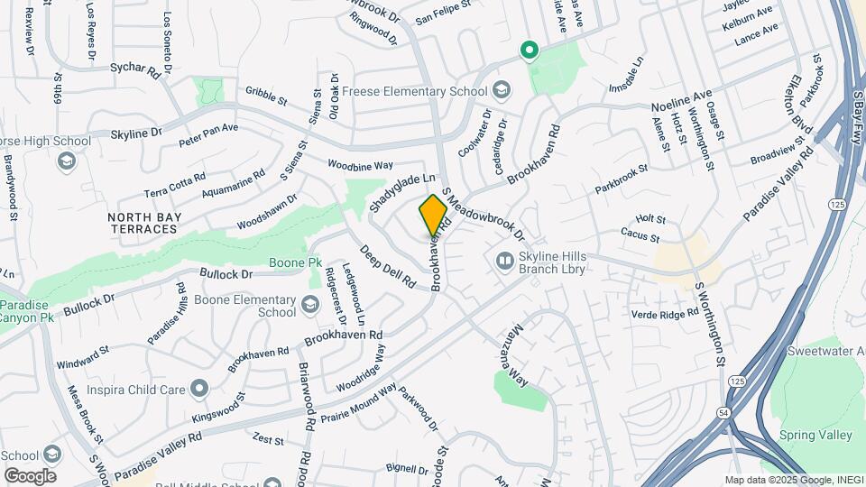 1111 Brookhaven Rd Map and Location Details