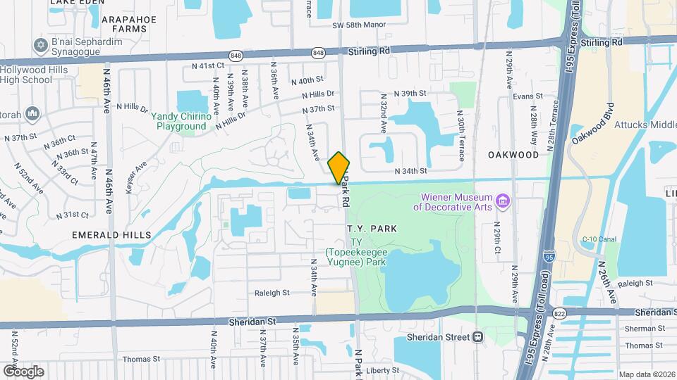 3309 Water Oak Dr Map and Location Details