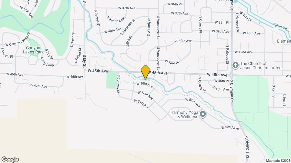 2348 W 49th Ave Map and Location Details