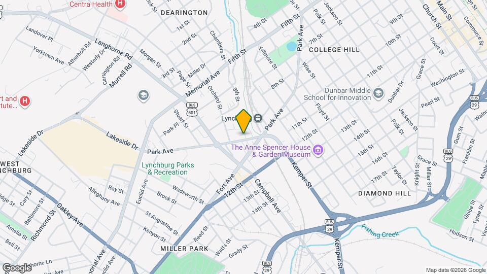 1813 Park Ave Map and Location Details