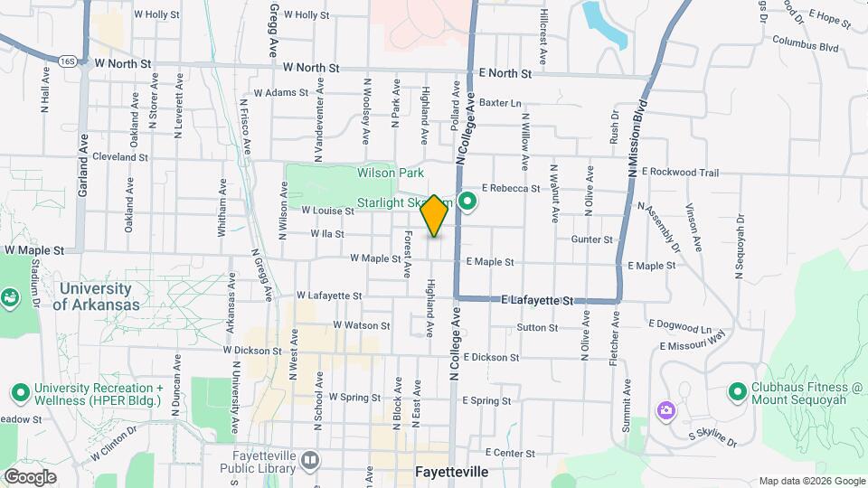 532 Highland Ave Map and Location Details