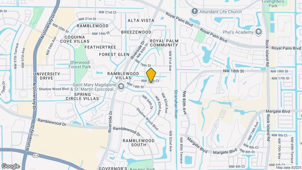 8385 NW 14th St Map and Location Details