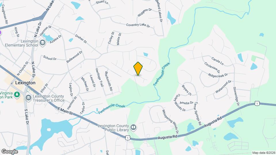 418 Creek Side Ln Map and Location Details