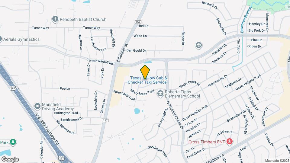 104 Rock Meadow Trail Map and Location Details