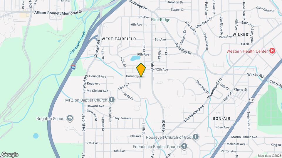 1221 Carol Cir Map and Location Details