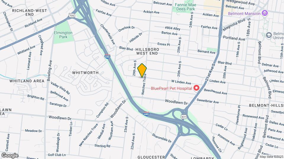 2803 W Linden Ave Map and Location Details
