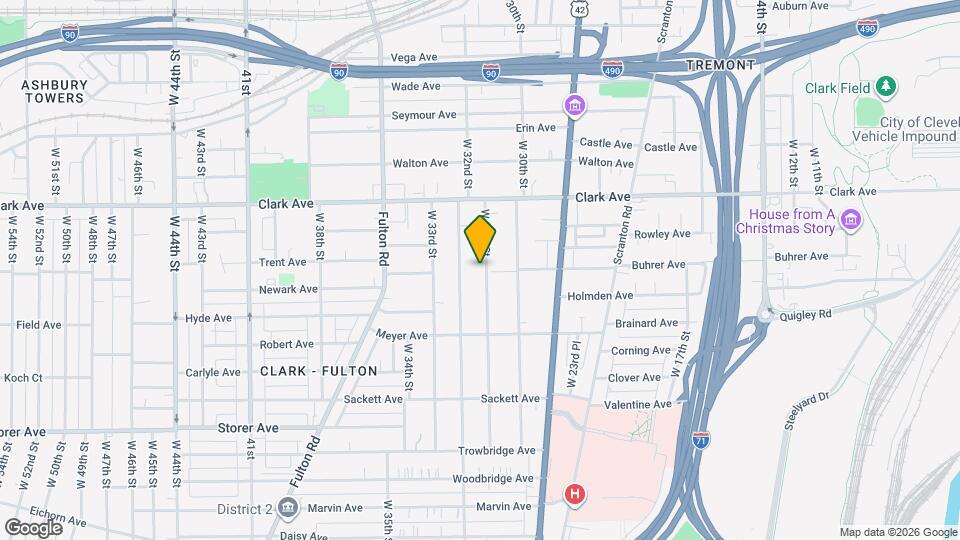 3180 W 31st St Map and Location Details