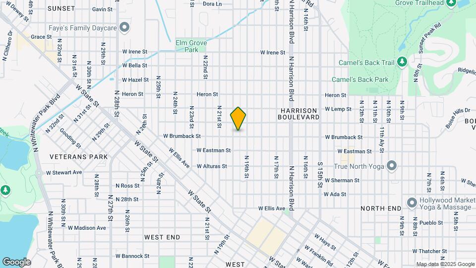 1202 N 20th St Map and Location Details