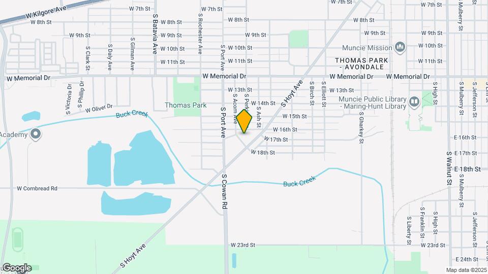 1503 W 16th St Map and Location Details