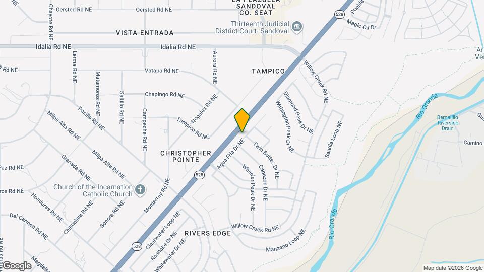 2413 Agua Fria Dr NE Mapa y Detalles de la Ubicación
