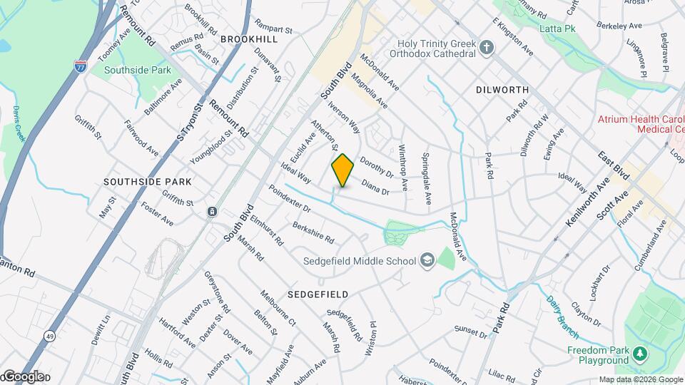 605 Ideal Way Map and Location Details