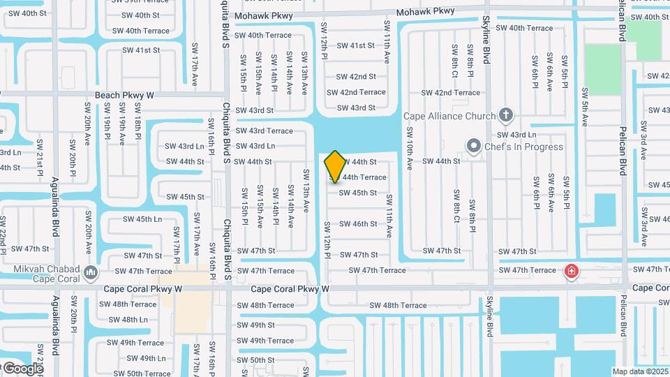 1153 SW 45th St Map and Location Details