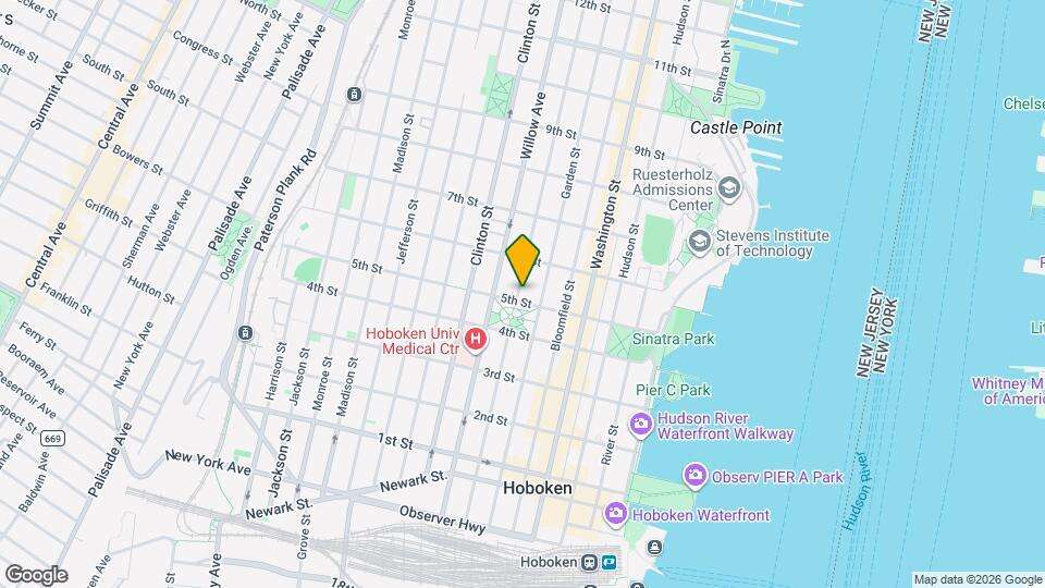 507 Park Ave Map and Location Details