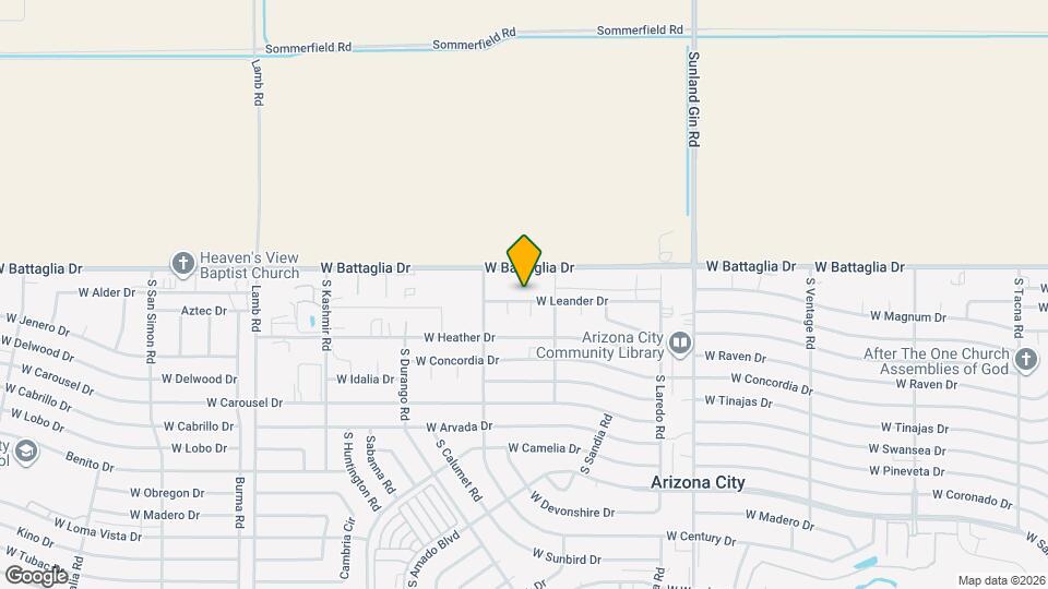 10260 W Leander Dr Map and Location Details