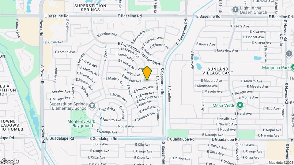 7515 E Medina Ave Map and Location Details