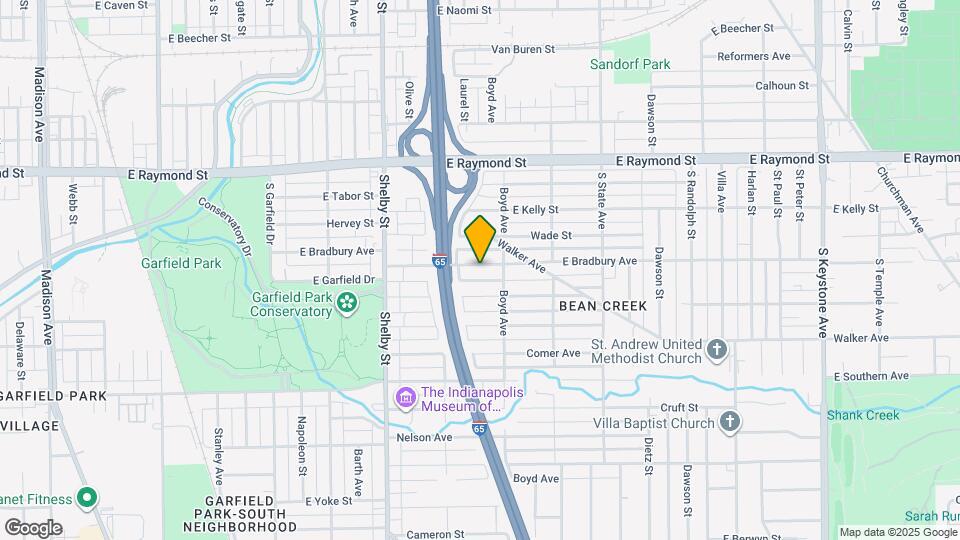 1411 E Bradbury Ave Map and Location Details