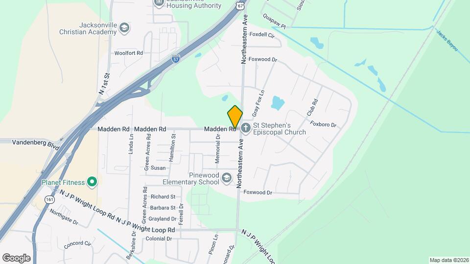 1615 Madden Rd Map and Location Details