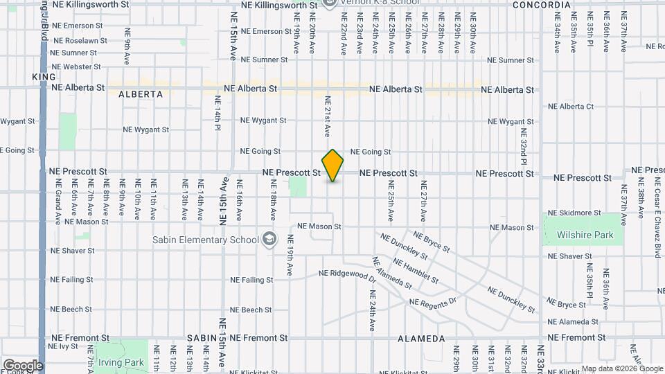 4324 NE 21st Ave Map and Location Details