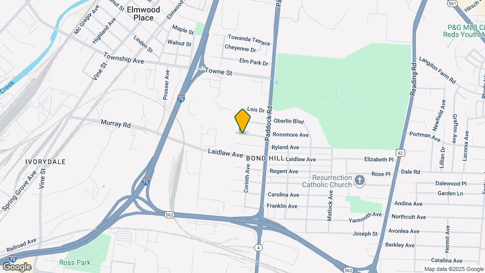 1115 Rossmore Ave Mapa y Detalles de la Ubicación