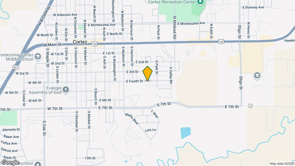 613 E Fourth St Map and Location Details