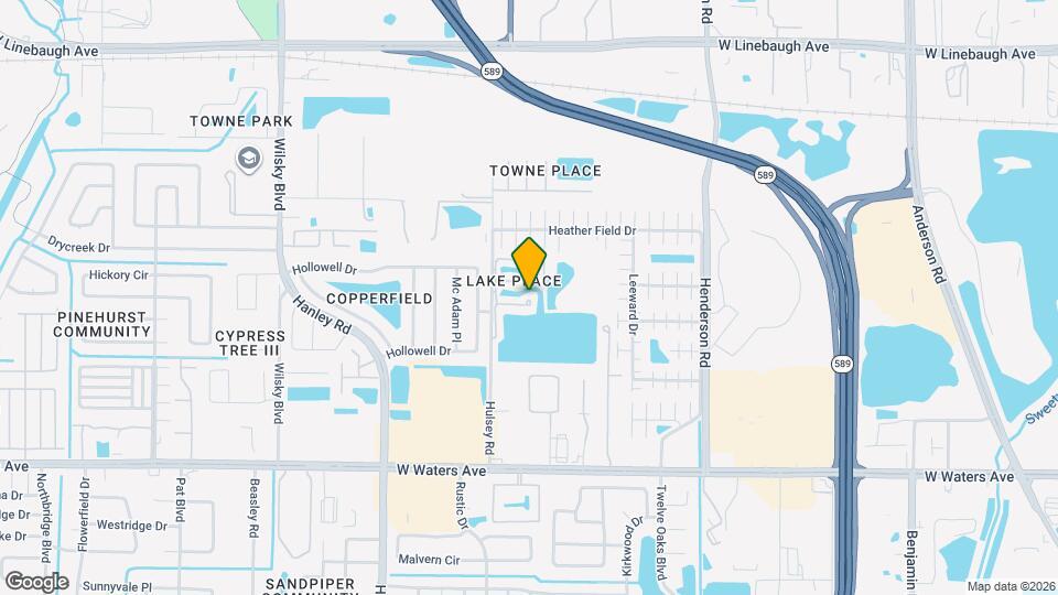 6909 Lake Place Ct Map and Location Details