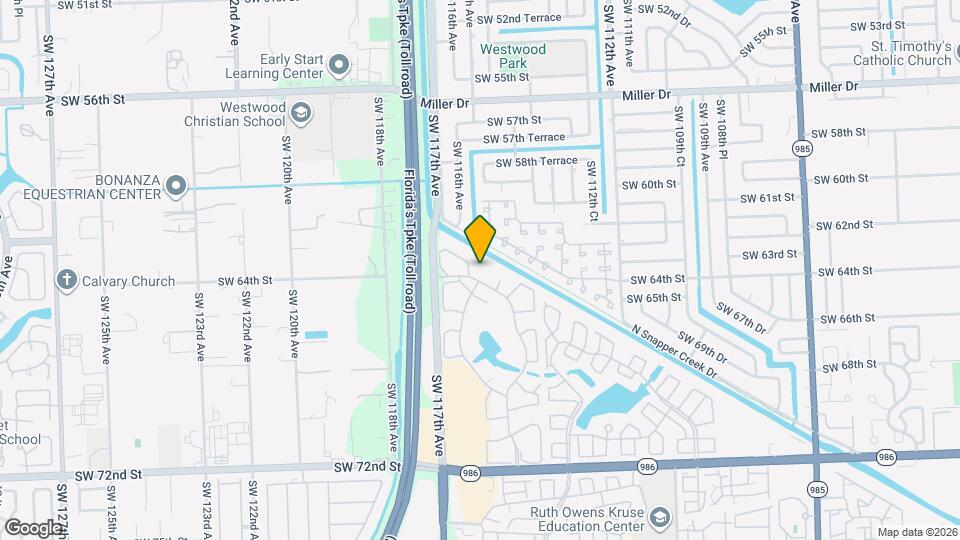 11561 SW 64th St Map and Location Details