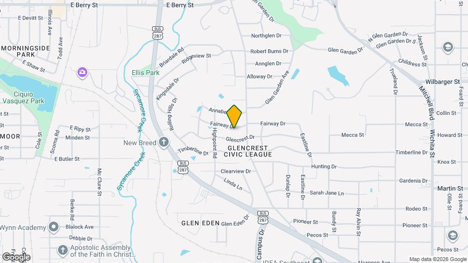 2320 Fairway Dr Map and Location Details