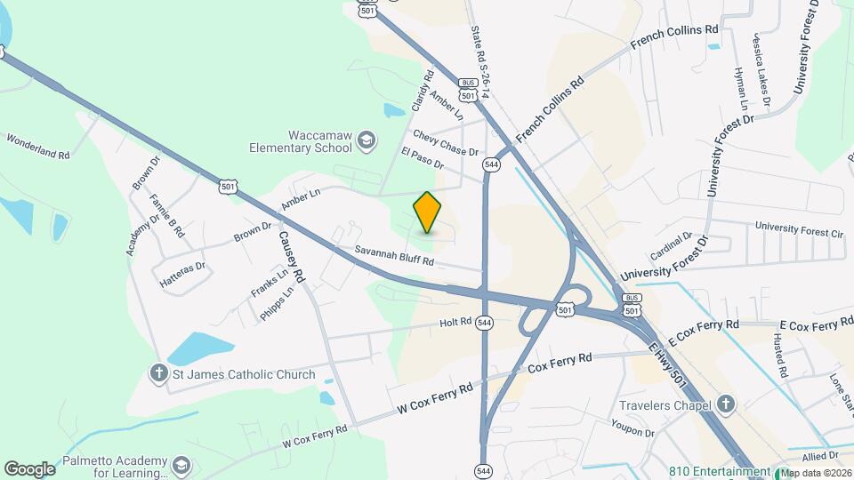 600 Golden Resin Road Map and Location Details