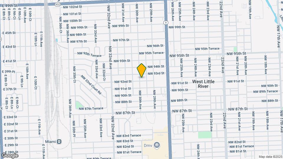 9203 NW 30th Ave Map and Location Details