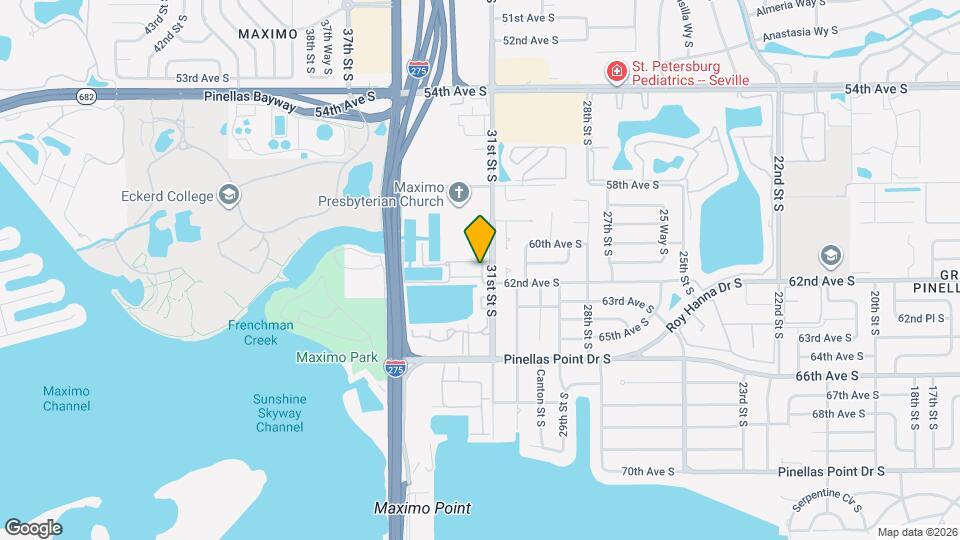 6133 Marina Cove Way S Mapa y Detalles de la Ubicación