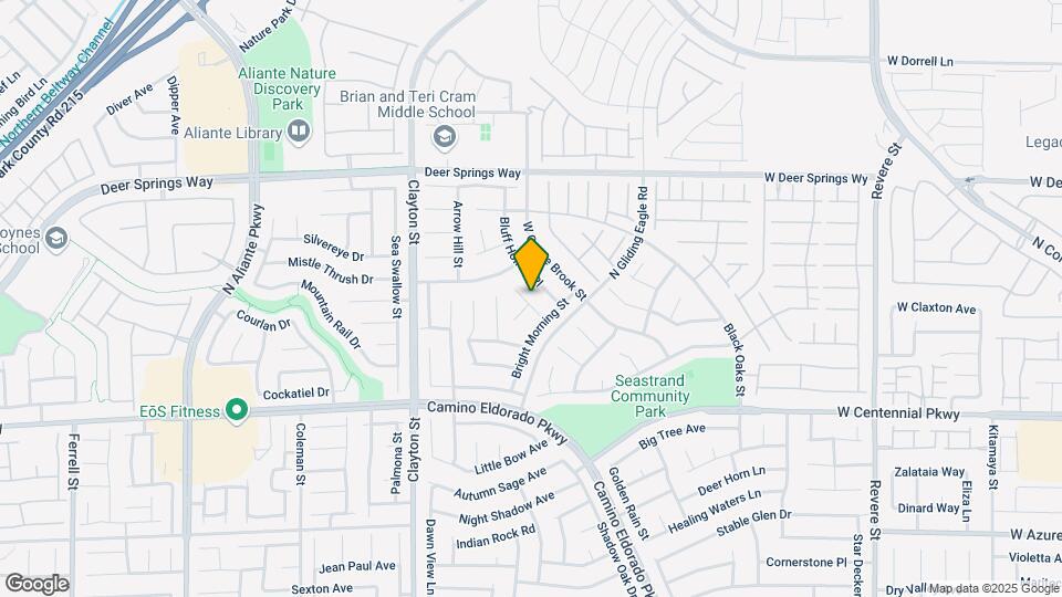 1732 Evening Bluff Pl Map and Location Details