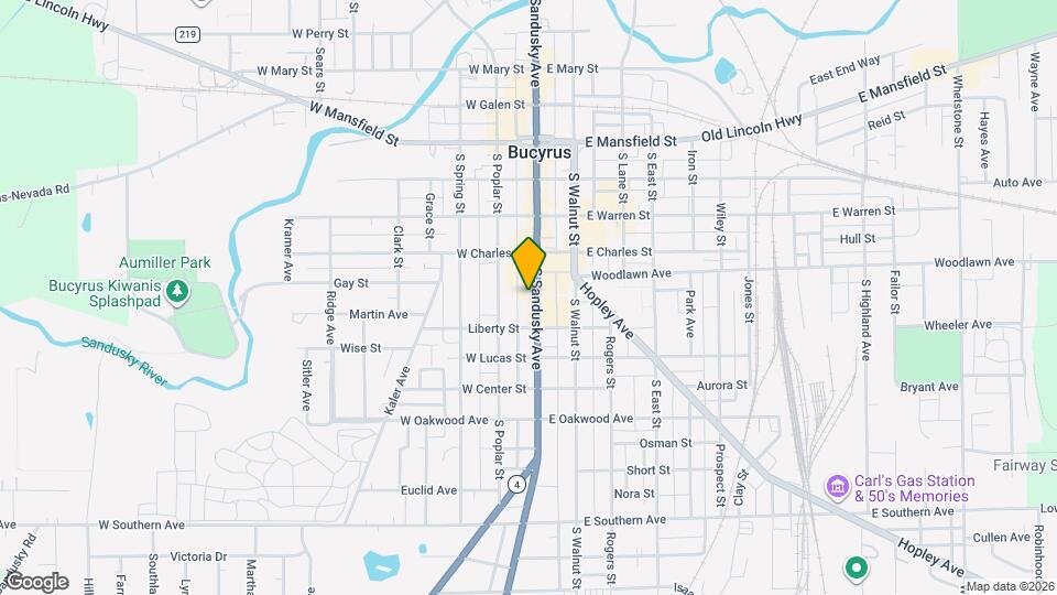 523 S Sandusky Ave Map and Location Details