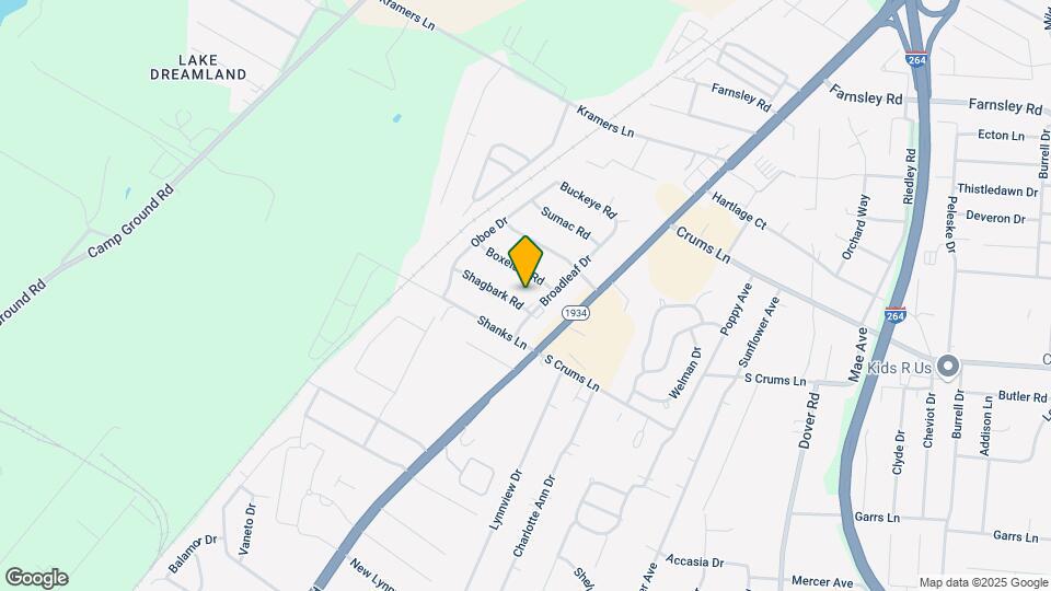 3405 Shagbark Rd Map and Location Details