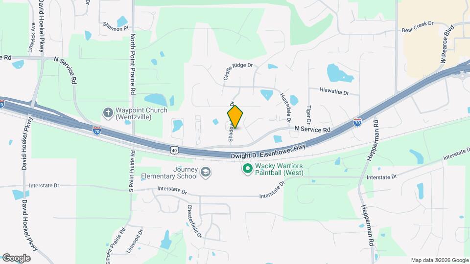 380 Shadow Pines Dr Map and Location Details