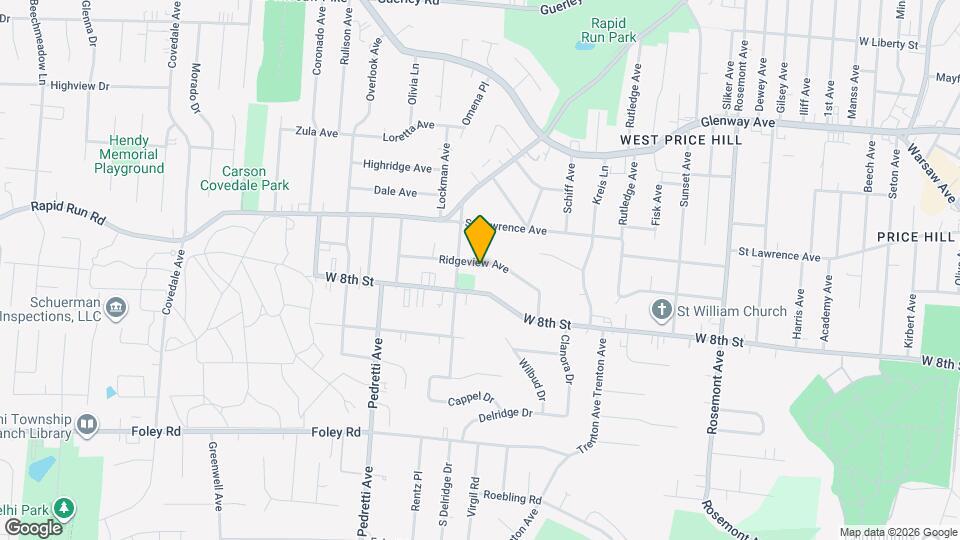 4363 Ridgeview Ave Mapa y Detalles de la Ubicación